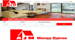 Desktop Screenshot of ajmbienesraices.nocnok.com